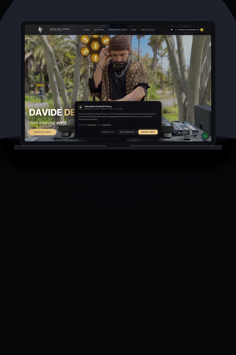 Screenshot Davide Del Popolo